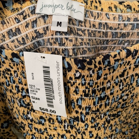 Juniper Blu Leopard Crop Top, NWT, medium - Picture 2 of 3